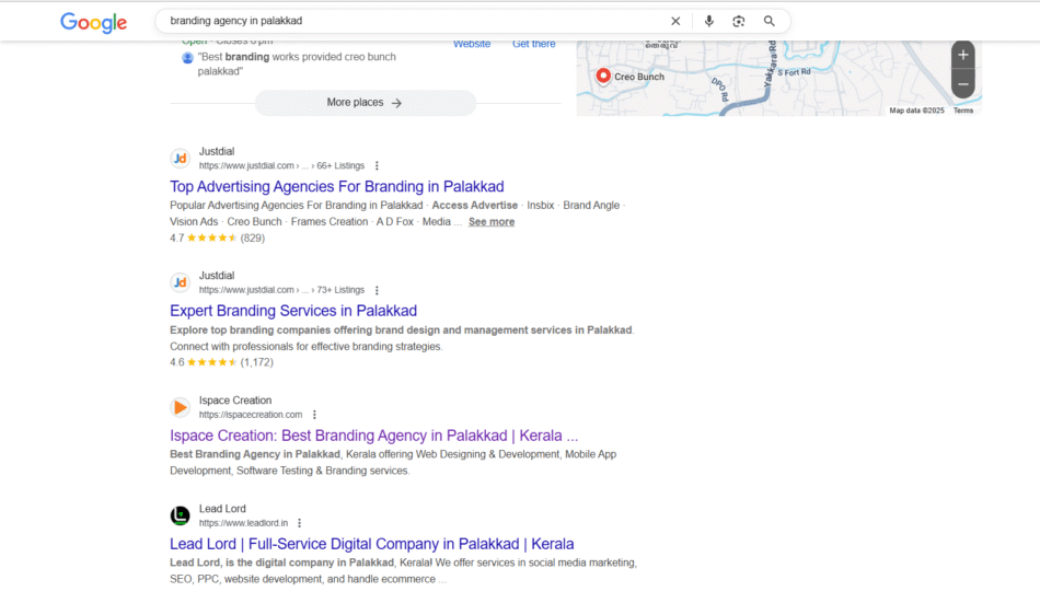Ispace seo result